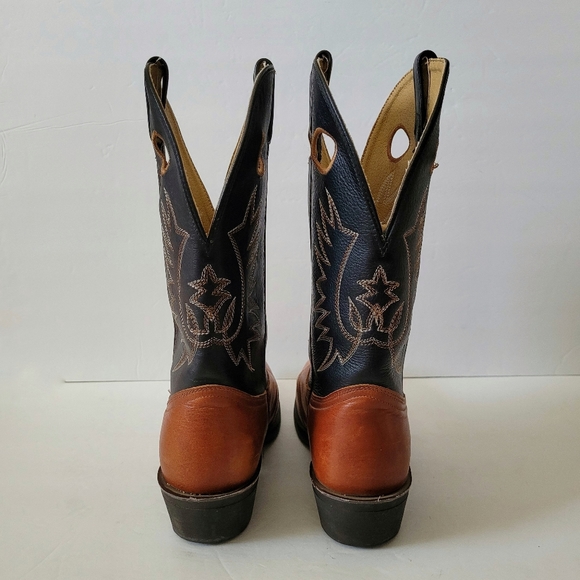 Quality Leather Oil & Chemical Resistant Work Western Cowboy Boots Size 10M - Picture 5 of 9